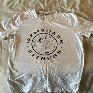 White gymshark legacy tshirt